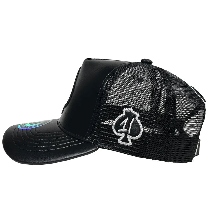 Gorra 1Iron Trendy Colors Black Vinipiel