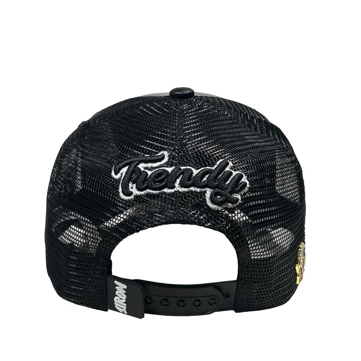 Gorra 1Iron Trendy Colors Black Vinipiel