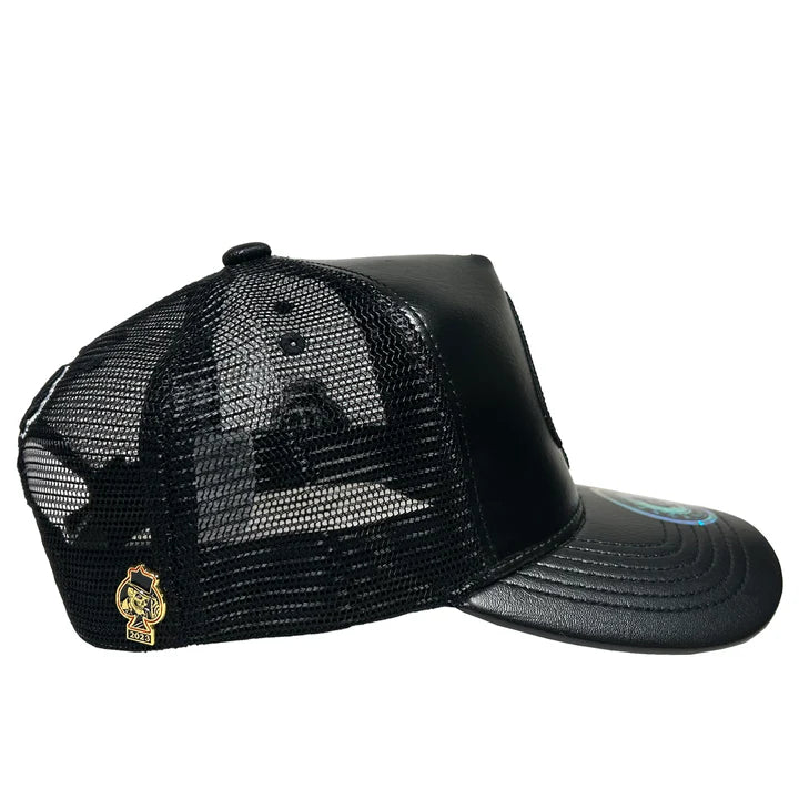 Gorra 1Iron Trendy Colors Black Vinipiel