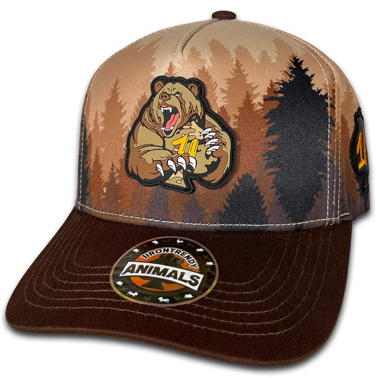 Gorra 1Iron Trendy Big Bear Brown