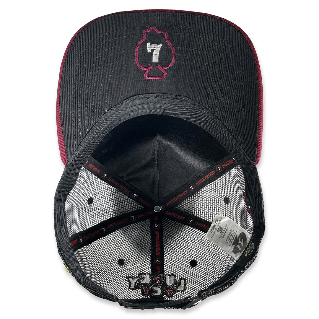 Gorra 1iron Trendy Dados Lucky Wine