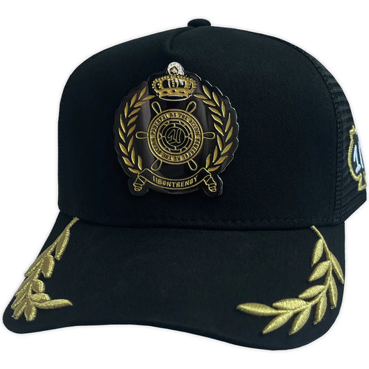 Gorra 1Iron Trendy Capitan Black Malla