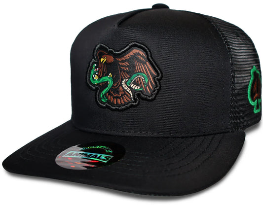 Gorra 1iron Trendy Aguila Black Malla