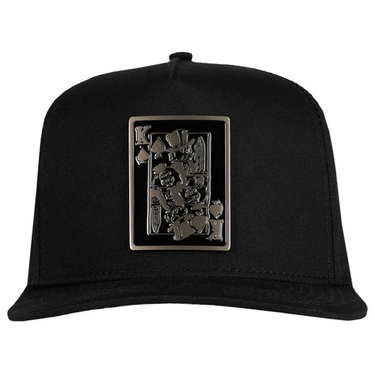 Gorra Jc Hats Kings Card Black On Black