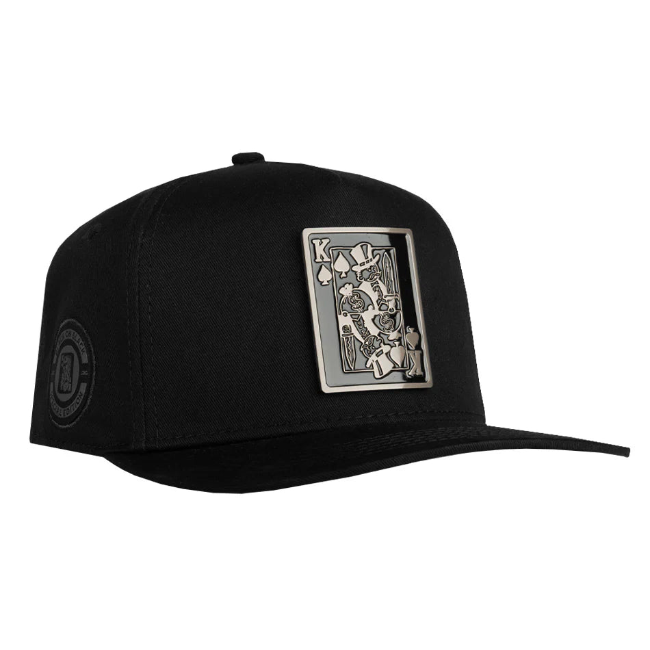 Gorra Jc Hats Kings Card Black On Black